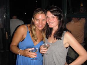 Mary and me enjoying a few glasses of vino