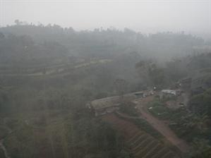 view from train