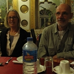 Eva and Arne - dinner at Bissau Palace 