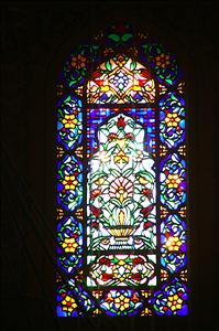 A window of the Blue Mosque of Sultanahmet