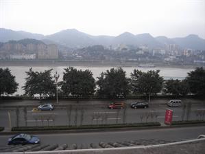 view from Yangtze River International Youth Hostel