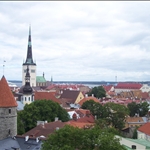 Aerial view of Tallinn