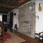 Awesome stone fireplace