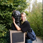 this was at the zoo. 