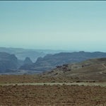 on the way to wadi rum