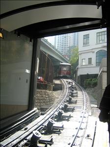 Tram Station at the Bottom of The Peak