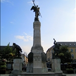 Belfast city center statue