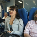 creepy person we had to sit by on the train