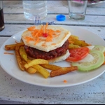 the mutton burger I ate that made me sick