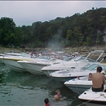 a boat ride on the Lake of the Ozarks 2002 from prints