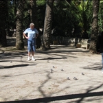 Saturday morning boules.