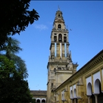 . built over the original minaret.