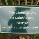 The sign outside the Playground