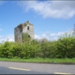 Castle on side of road - saw this a lot