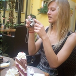 Jess also capturing her food.