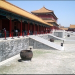 These urns used to filled with water, not for you to skinny-dip, but for fire fighting.