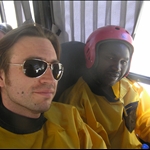 Me and Festo in our rafting gear.