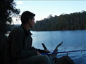 Phils first taste at Fishing in Australia