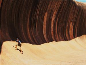 Surfing :0) Wave Rock.