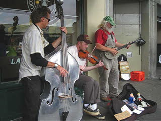 Band on the streets of Seattle - Public Market