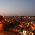 Overlooking Jaisalmer at night