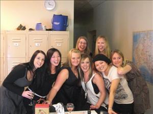Elise, Linda, Me, Mirian, Amy, Pearl, Kathrine and Diandra