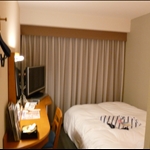 my hotel room at Apa  Horikawadori hotel in Kyoto