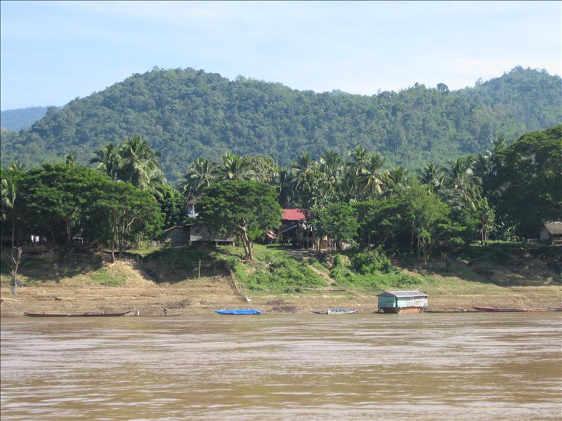 On the Mekong for 2 days... countryside in Laos