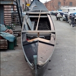 Gondola up on blocks