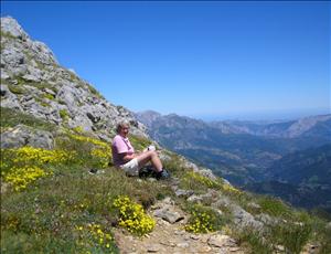 .. and pleasant relaxation after the climb.
