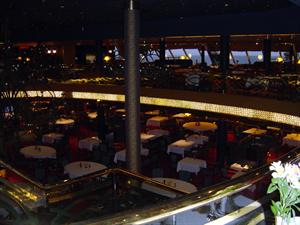 "ROTTERDAM " dining room (upper level for fixed seating and lower level for open seating)