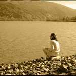 Lonely guy at the river!