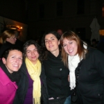 Shila, Donatella, me, Sara