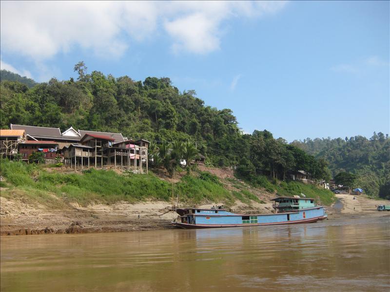 Pak Beng village on the Mekong
