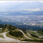 this is all the way up. there is a ski lift to the left
