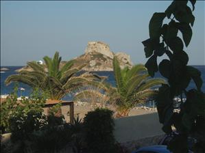 View from Balcony at the Sacallis Hotel, Kefalos Bay