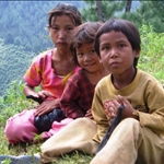 kids in the Himayalas