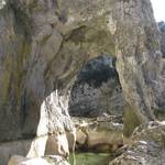 The arch at Ravine des Arcs ...