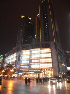 and then the newer part of chongqing, jiefangbei