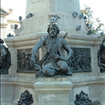 Statue,Square in Montreal