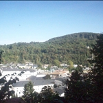 On the way up, view of salzburg