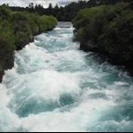 Huka Falls waterfall - soooooo fast!