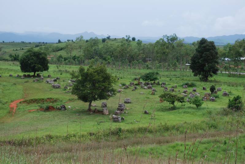 One of the sites with the famous Phonsava plain of jars...