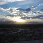 Sunset from hotel room