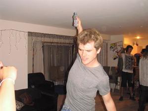 Trys showing off his moves