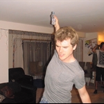 Trys showing off his moves