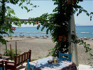 At the Sacallis Hotel, Kefalos Bay