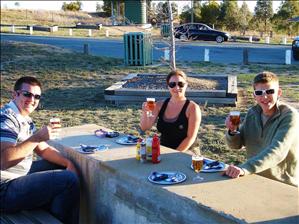 Our poshest dinner on the road
