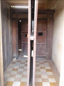 Solitary confinement cells at S-21 Tuel Sleng prison