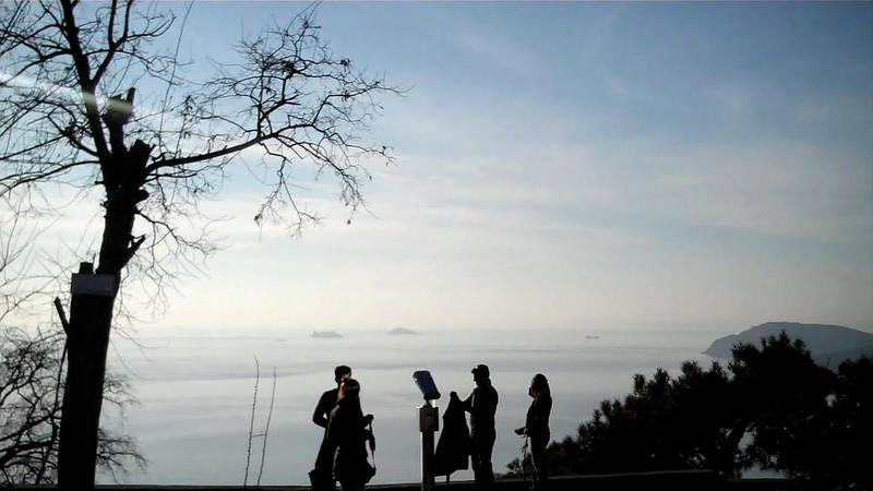 View of the sea